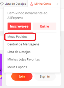 Rastrear Pedido AliExpress